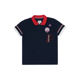 Pepe Jeans Boys Typography Printed Polo Collar Cotton T-shirt-picture-57