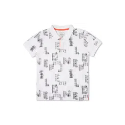 Pepe Jeans Boys Typography Printed Polo Collar Pure Cotton T-shirt-image-28