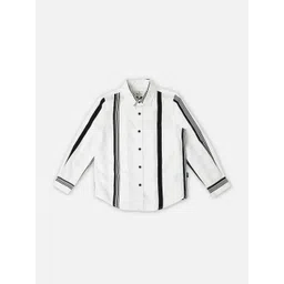 Pepe Jeans Boys Vertical Stripes Pure Cotton Casual Shirt-picture-35