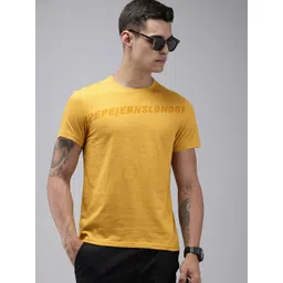 Pepe Jeans Brand Logo Printed Pure Cotton Slim Fit T-shirt-picture-25