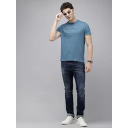 Pepe Jeans Brand Logo Printed Pure Cotton Slim Fit T-shirt-picture-24