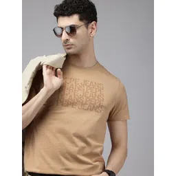 Pepe Jeans Brand Logo Printed Pure Cotton Slim Fit T-shirt image 1