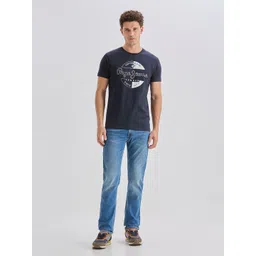 Pepe Jeans Brand Logo Printed Pure Cotton Slim Fit T-shirt image 4