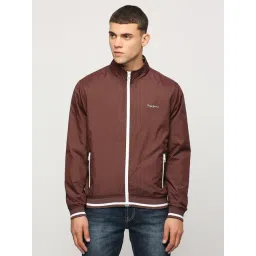 Pepe Jeans Burgundy Red Regular Fit Jacket-picture-47