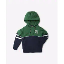 pepe jeans Colourblock Hoodie with Drawstring Fastening-picture-44