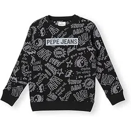 pepe jeans Cotton Blend Boys Crew Neck Sweatshirt-picture-13