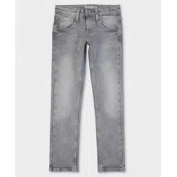 Pepe Jeans Cotton Woven Full Length Slim Fit Solid Jeans - Grey-picture-13