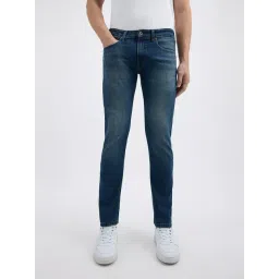 Pepe Jeans Dark Blue Cotton Slim Fit Jeans-picture-27