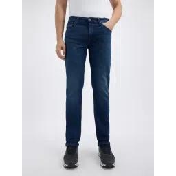 Pepe Jeans Dark Blue Cotton Straight Fit Jeans-picture-22