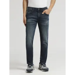 Pepe Jeans Dark Indigo Blue Cotton Skinny Jeans-picture-24