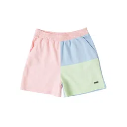 Pepe Jeans Girls Mid-Rise Colourblocked Cotton Shorts-picture-10
