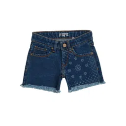 Pepe Jeans Girls Mid-Rise Cotton Denim Shorts-picture-16