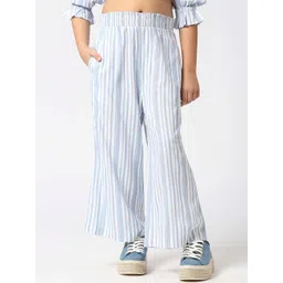 Pepe Jeans Girls Mid-Rise Flared Bootcut Trousers-picture-15