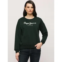 Pepe Jeans Green Cotton Printed Sweatshirt-picture-34