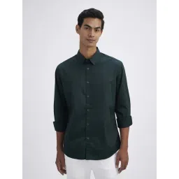 Pepe Jeans Green Cotton Regular Fit Shirt-picture-25