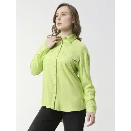 Pepe Jeans Green Regular Fit Shirt image 3