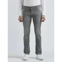 Pepe Jeans Grey Cotton Slim Fit Jeans-picture-31