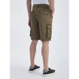 Pepe Jeans Khaki Cotton Regular Fit Cargo Shorts image 2
