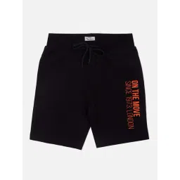 Pepe Jeans Kids Black Graphic Print Shorts-picture-45