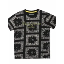 Pepe Jeans Kids Black Printed T-Shirt-picture-42
