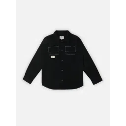 Pepe Jeans Kids Black Solid Full Sleeves Shirt-picture-30