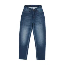 Pepe Jeans Kids Blue Cotton Distressed Jeans-picture-44