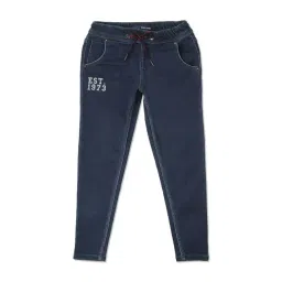 Pepe Jeans Kids Blue Cotton Printed Jeans-picture-45