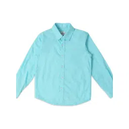 Pepe Jeans Kids Blue Solid Full Sleeves Shirt-picture-27