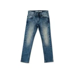 Pepe Jeans Kids Blue Solid Jeans-picture-13