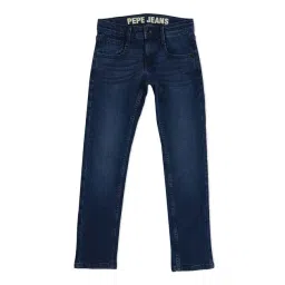 Pepe Jeans Kids Dark Blue Solid Jeans-picture-48