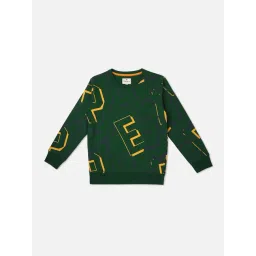 Pepe Jeans Kids Green Printed Sweatshirt-picture-17