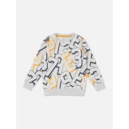 Pepe Jeans Kids Light Grey Printed Full Sleeves Sweatshirt-picture-11