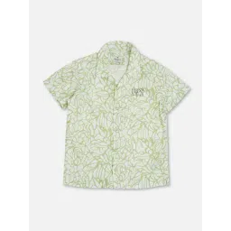 Pepe Jeans Kids Mint Green Printed Shirt-picture-21