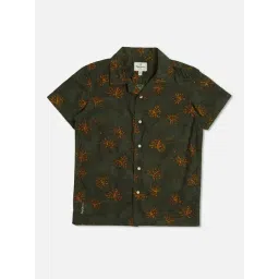 Pepe Jeans Kids Olive Printed Shirt-picture-38