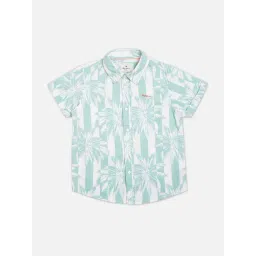 Pepe Jeans Kids Sky Blue Printed Shirt-picture-36