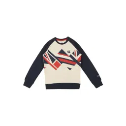 Pepe Jeans Kids White Cotton Graphic Full Sleeves Sweatshirt-picture-31