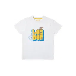 Pepe Jeans Kids White Graphic Print T-Shirt-picture-20