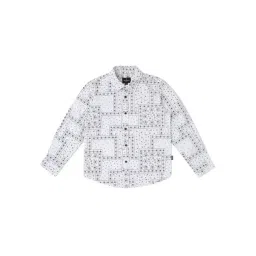 Pepe Jeans Kids White Printed Full Sleeves Shirt-picture-43