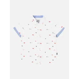 Pepe Jeans Kids White Printed Shirt-picture-34