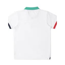 Pepe Jeans Kids White Solid Polo T-Shirt image 2