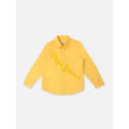 Pepe Jeans Kids Yellow Printed Full Sleeves Shirt-picture-36