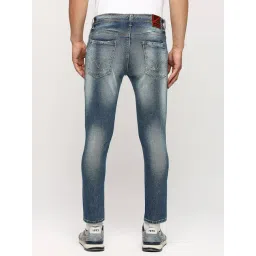 Pepe Jeans Light Indigo Blue Cotton Skinny Fit Distressed Jeans image 2