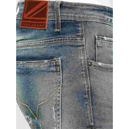 Pepe Jeans Light Indigo Blue Cotton Skinny Fit Distressed Jeans image 3