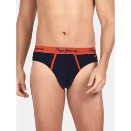 Pepe Jeans Men Black & Orange Solid Hipster Briefs-picture-36