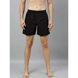 Pepe Jeans Men Black & Red Printed Pure Cotton Boxers 8904311314035-picture-28