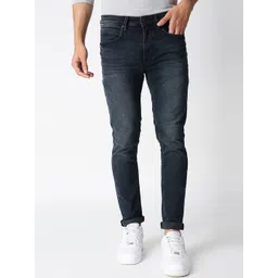 Pepe Jeans Men Black Skinny Fit Low Distress Light Fade Stretchable Jeans-picture-28