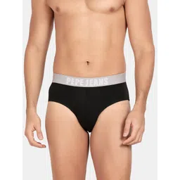 Pepe Jeans Men Black Solid Basic Briefs OPB07BLACK-1S-picture-21