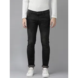 Pepe Jeans Men Black Vapour Slim Fit Mid-Rise Light Fade Stretchable Jeans-picture-29