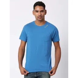 Pepe Jeans Men Blue Slim Fit Cotton T-shirt-picture-38
