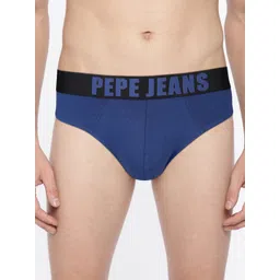 Pepe Jeans Men Blue Solid Basic Briefs 8904311302360-picture-32